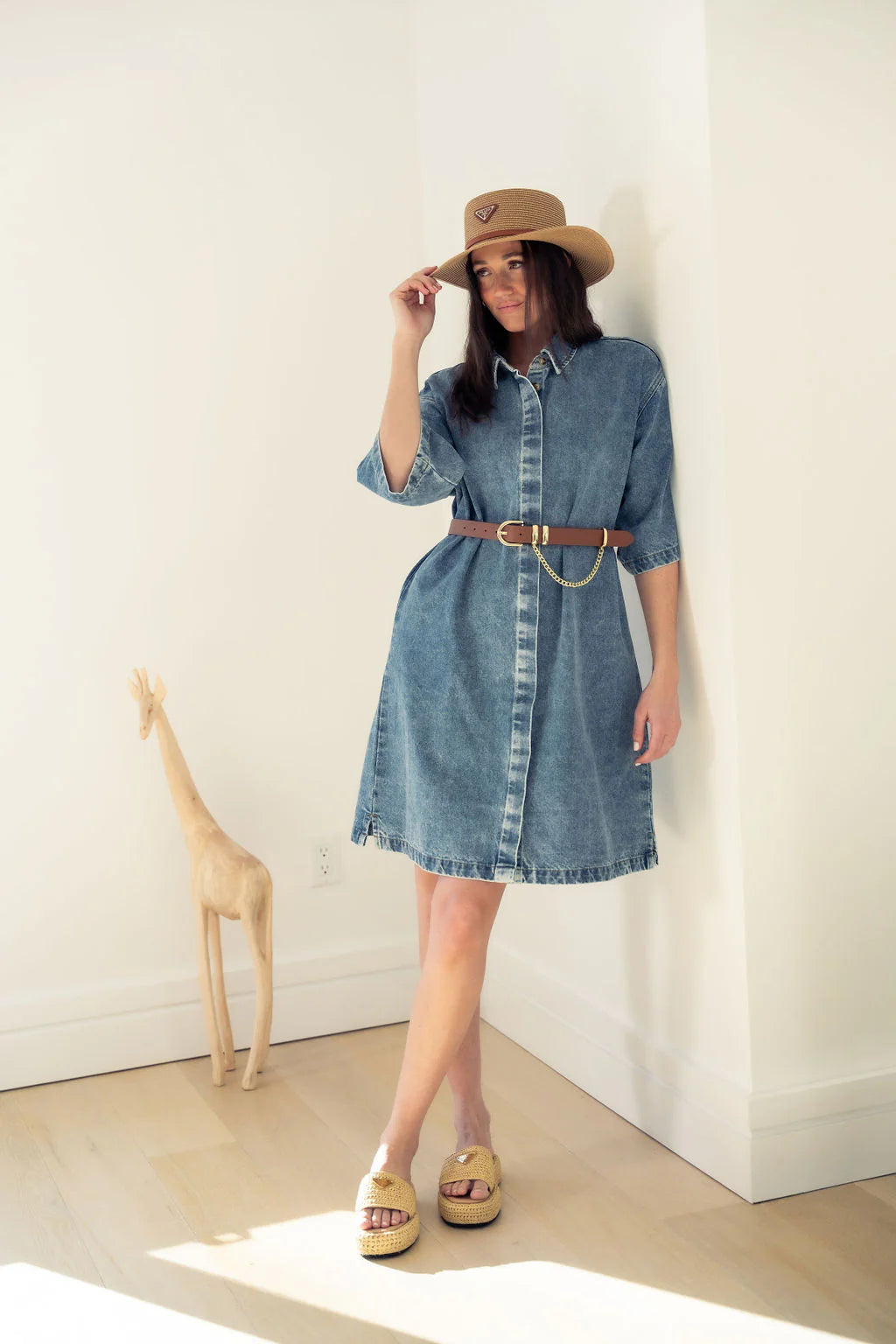 DENIM DRESS