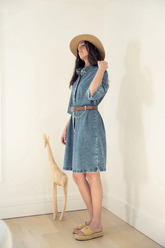 DENIM DRESS