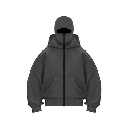 💥 LAST DAY SALE 49% OFF： Original Balaclava Zip Hoodie | Unisex