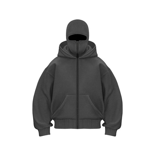 💥 LAST DAY SALE 49% OFF： Original Balaclava Zip Hoodie | Unisex