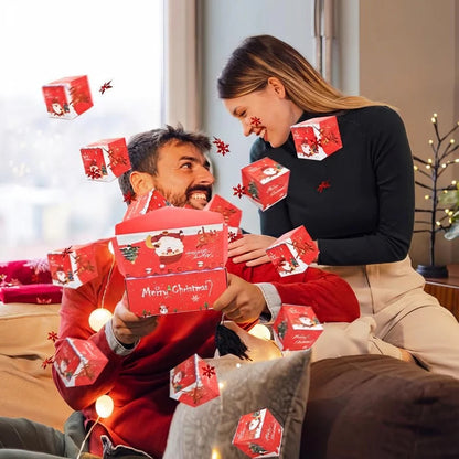 🎄🎁Christmas Pop-up Surprise Gift BoxUnique Folding Bouncing Red Envelope Gift Box🎁